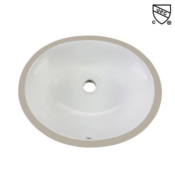 16 Inch White Porcelain Undermount Bathroom Sink Undermount Vanity Basin Dining