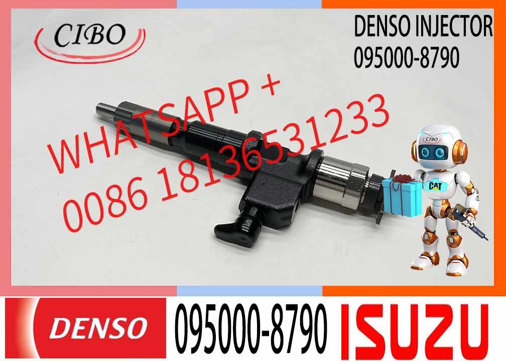 Common Rail Fuel Injector 095000-8790 095000-8791 for 8-98140249-3 8-98140249-0 ISUZU