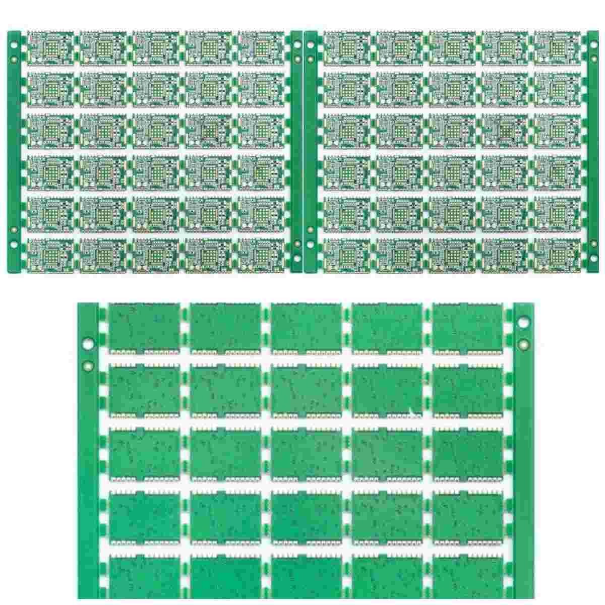 4L Green Ultra Thin PCB Impedance Control Half Hole 3mil 0.8mm