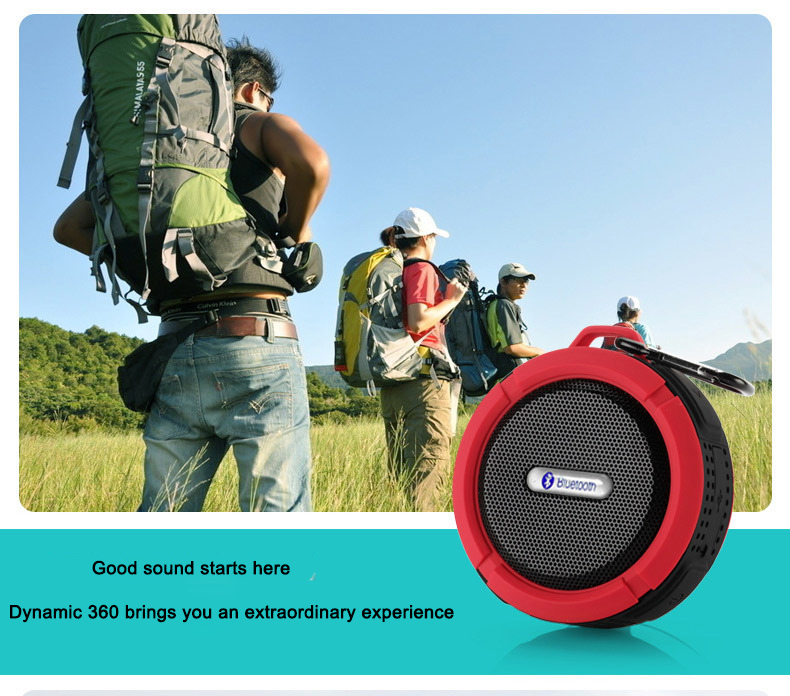 Customized Small Waterproof Sport Speaker , Active Stereo Wireless Speaker