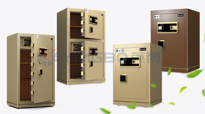 Semiconductor Fingerprint Safe Box Solid Steel For Office Security YB/N7-60
