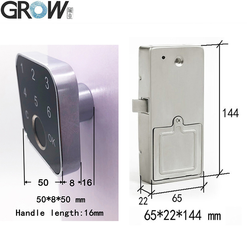 Grow G16 Password Fingerprint Cabinet Lock for Home Office
