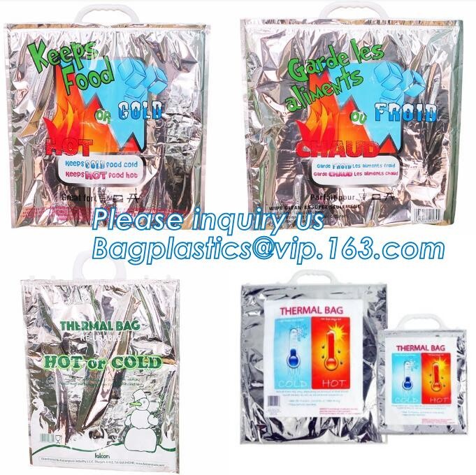 custom bulk waterproof large soft folding food delivery picnic lunch tote grocery cooler bag aluminum foil thermal bags