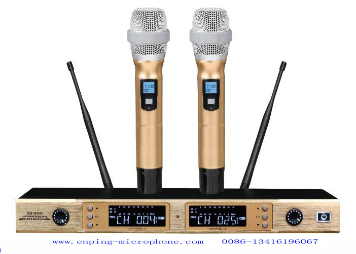 LS-5200/2 UHF IR SELECTABLE wireless microphone system / competetive price / SMK-9000