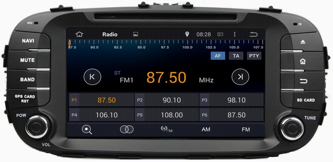 Ouchuangbo Auto Video GPS Stereo DVD Player for Kia Soul 2014 Android 4.4 System 3G Wifi