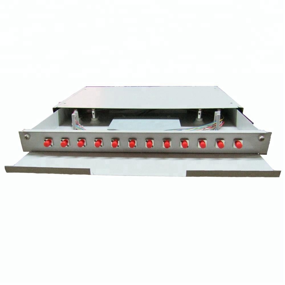 Sliding Type Waterproof LSZH Fiber Optic Patch Panel / ODF