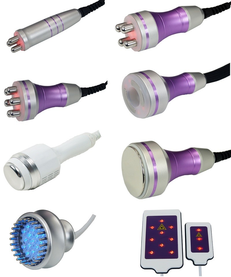 S Shape 220V Laser Lipo Cavitation Machine 9 In 1 Vacuum RF Photon Therapy