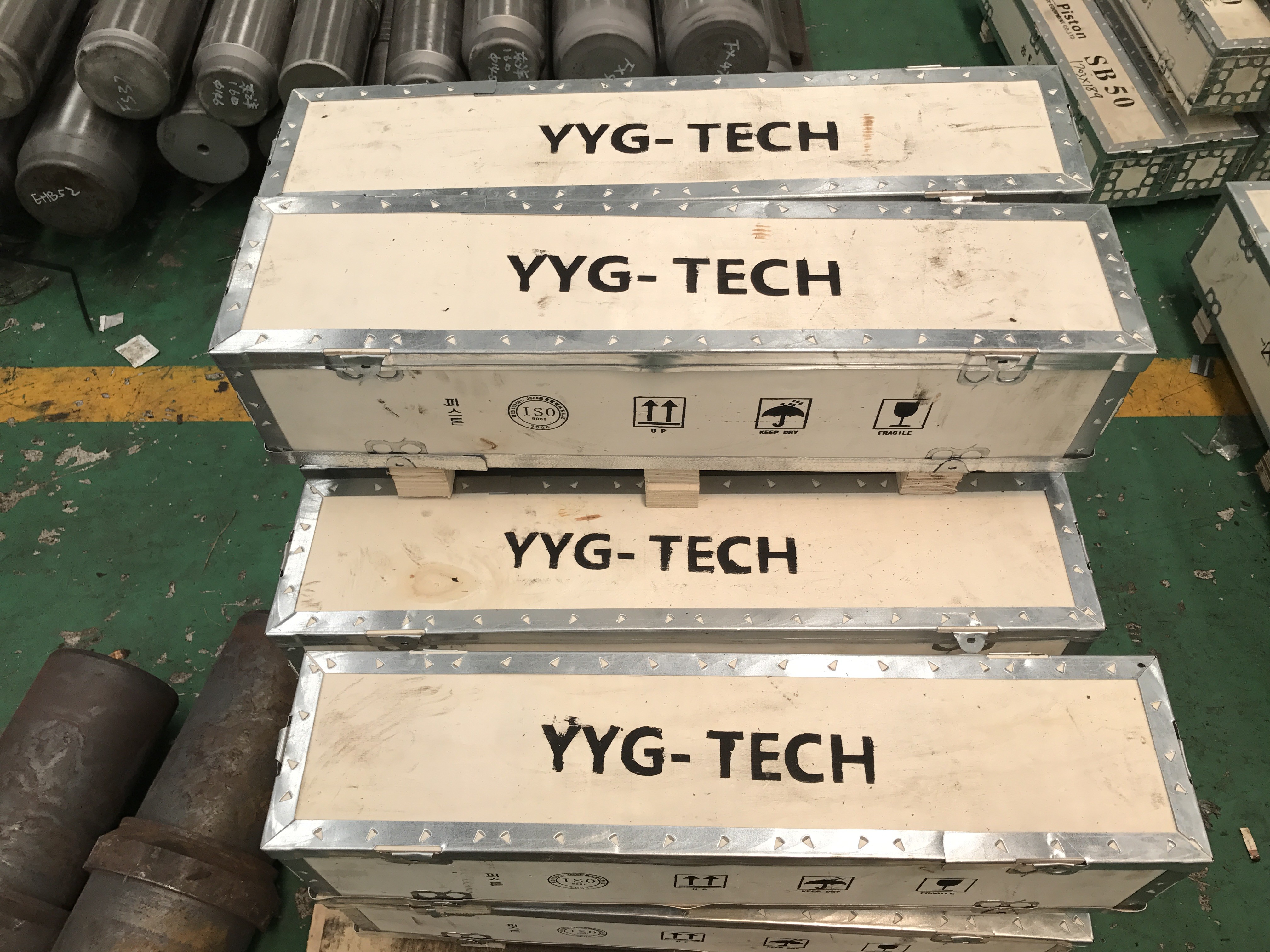 Excavator Hydraulic Breaker Replacement Piston OEM Rock Hammer Piston