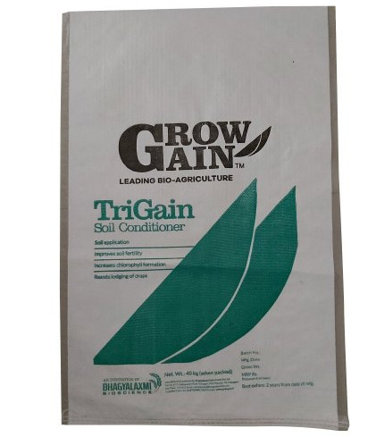 0.3-0.7m Industrial Packaging Bags , 15kg PP Woven Rice Bag