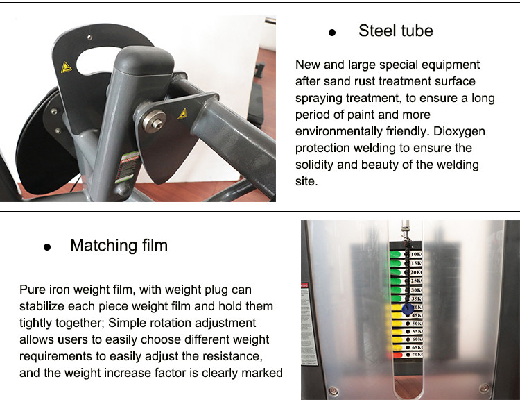 ISO Commercial Grade Gym Equipment , Seated Abdominal Crunch Fitness Exercise Machines