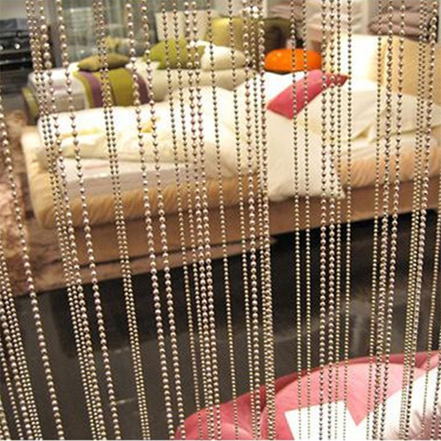 Metal Bead Curtain Metal ball Chain Curtain For Room Divider