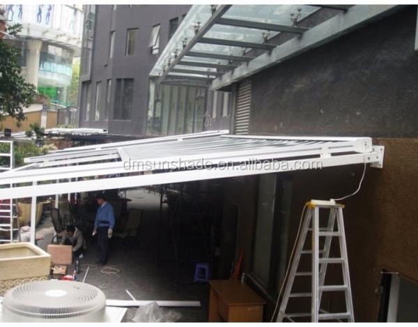 Aluminum Garden Waterproof Awning Motorized Retractable Conservatory