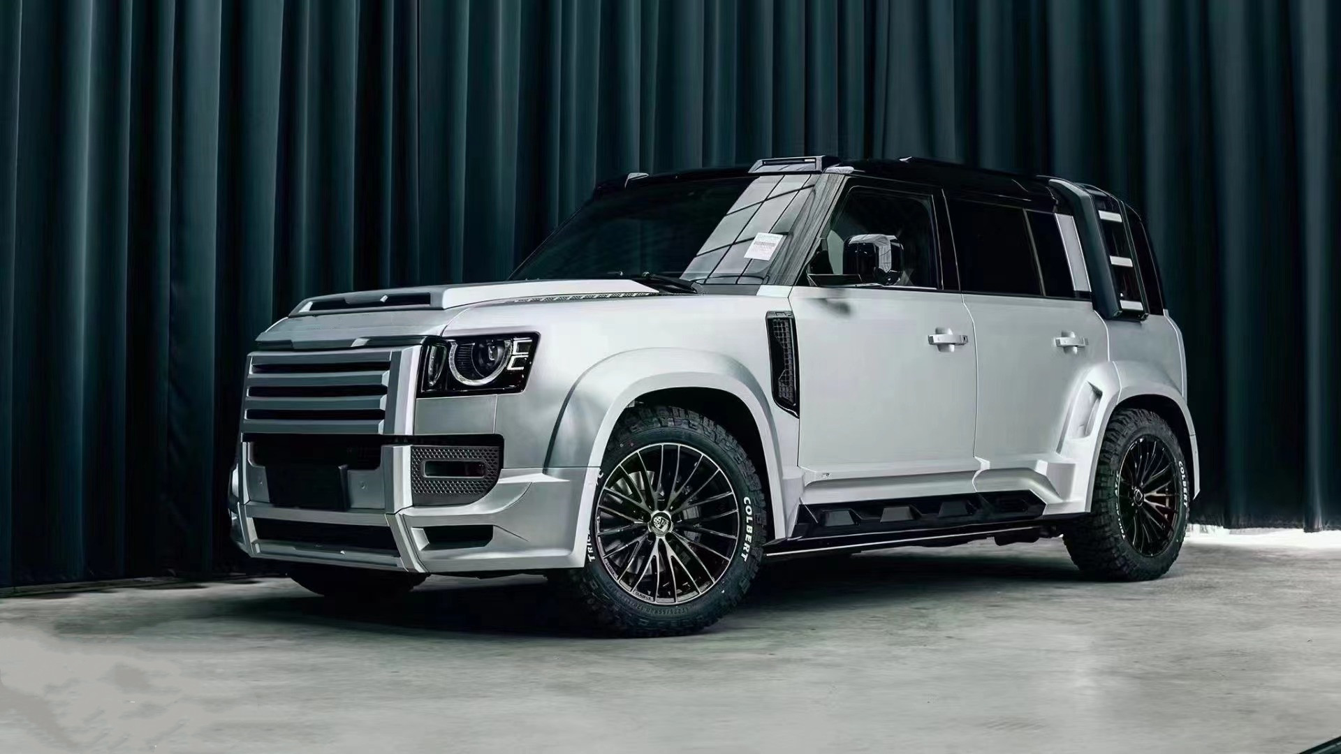 Auto Parts Body Kit for Land Rover Defender Defender Upgraded LUMMA Style Front and Rear Bumper Wide-body Kit