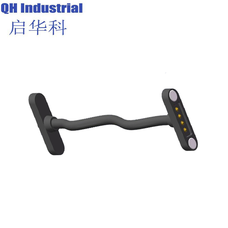 4Pin Spain Charger Connectors Magnetic spring loaded pin Charger Connector Magnetic Spring Loaded Connector