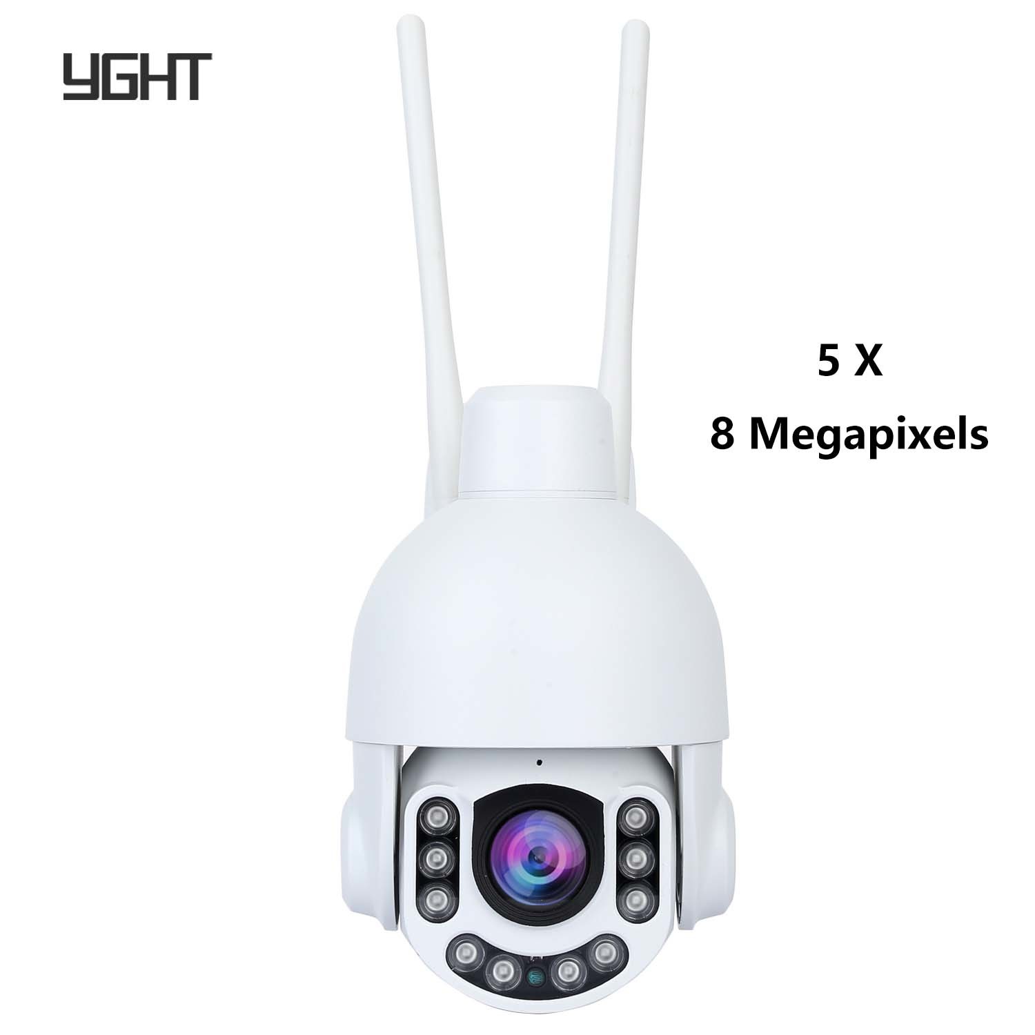 5X Zoom outdoor IP PTZ Wifi Camera 8.0MP NOVA SONY415 Metal Housing 60M IR Distance