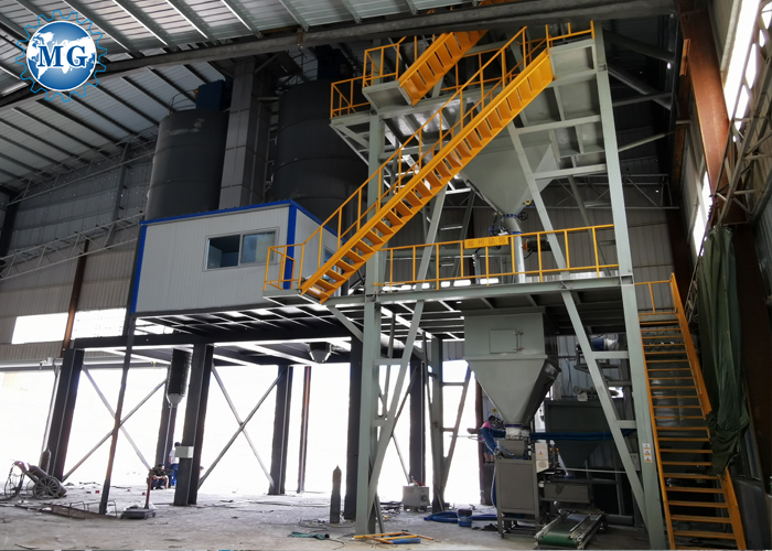 Dry mortar plant