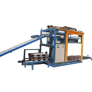 China 1300mm 800bags / Hour Low Level Palletizer In Bagging Plant on sale