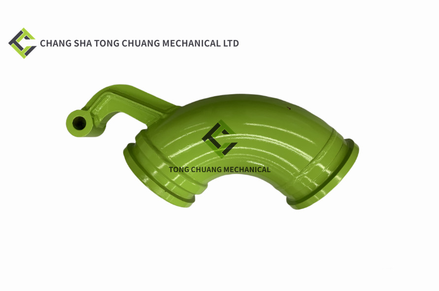 Zoomlion 4.0 Concrete Pump Truck Spare Parts Outlet Bend Pipe 0219S 280mm Internal Arc Length