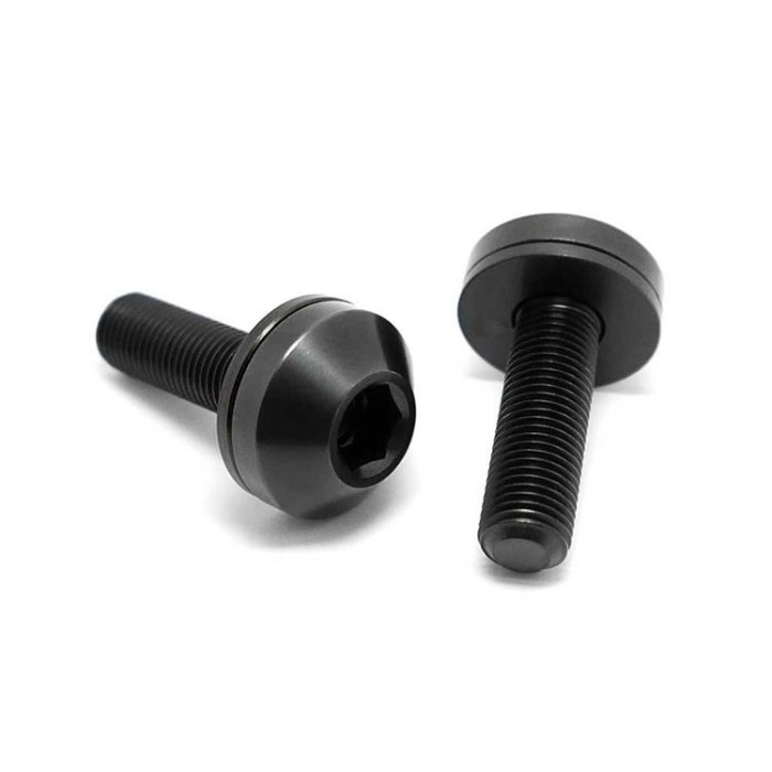 Anodized Gold Titanium Bolt M8 For Bicycle