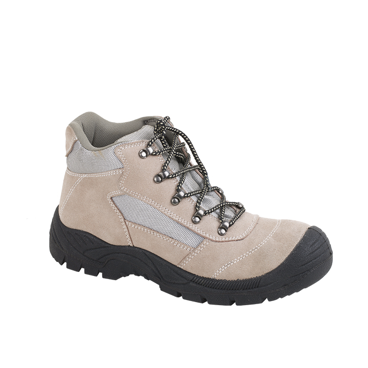 UG-297 Elegant Laced Up Leather Safety Shoes Midsole PU Material for Comfortable Work