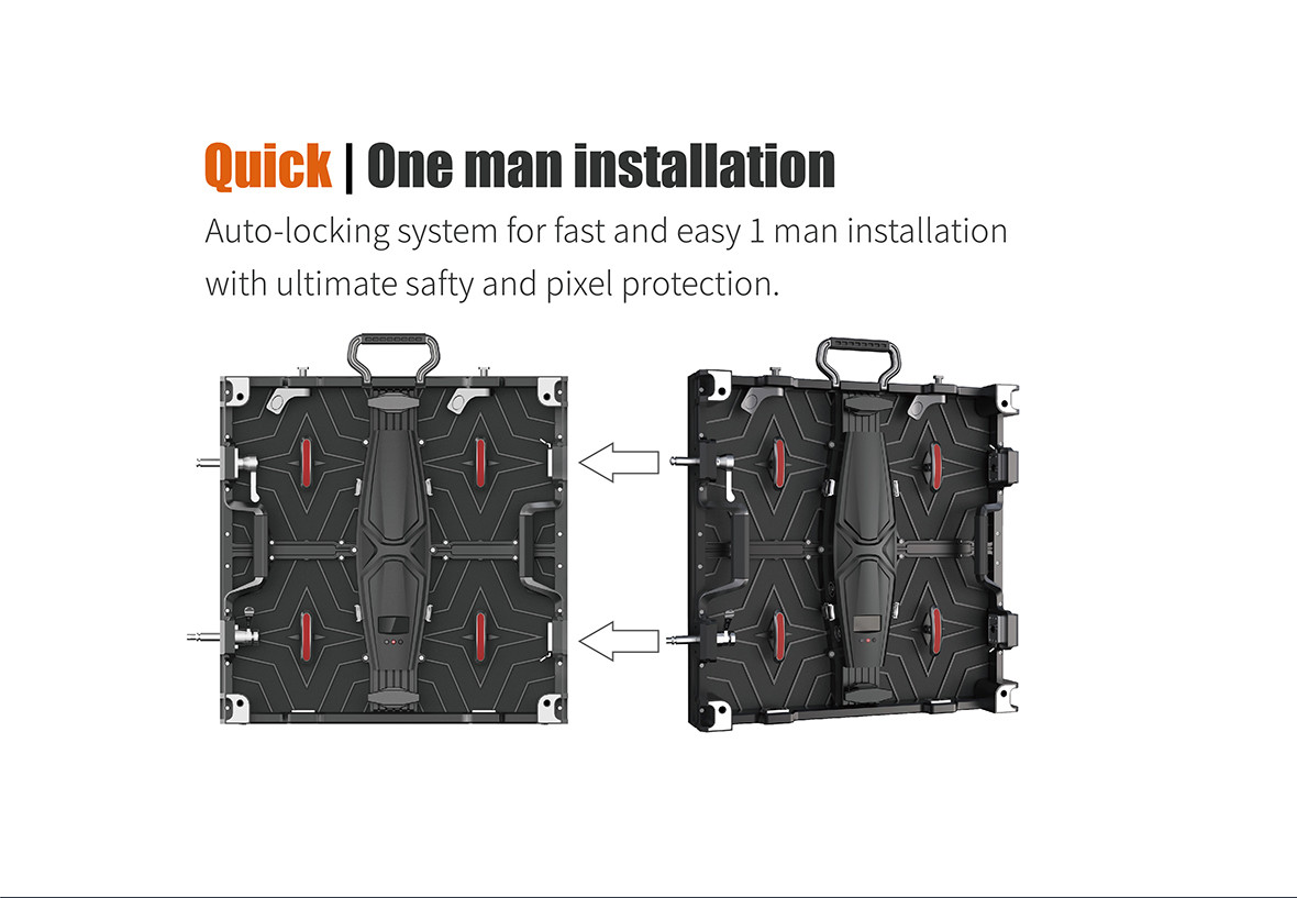 P2.9 SMD1921 Flexible Curved Large Led Screen Rental Led Stage Backdrop Screen Wall