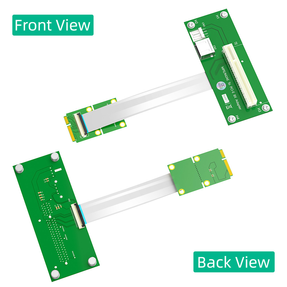 Vertical PCI-E Express X8 USB Riser Card Extender Cable ODM