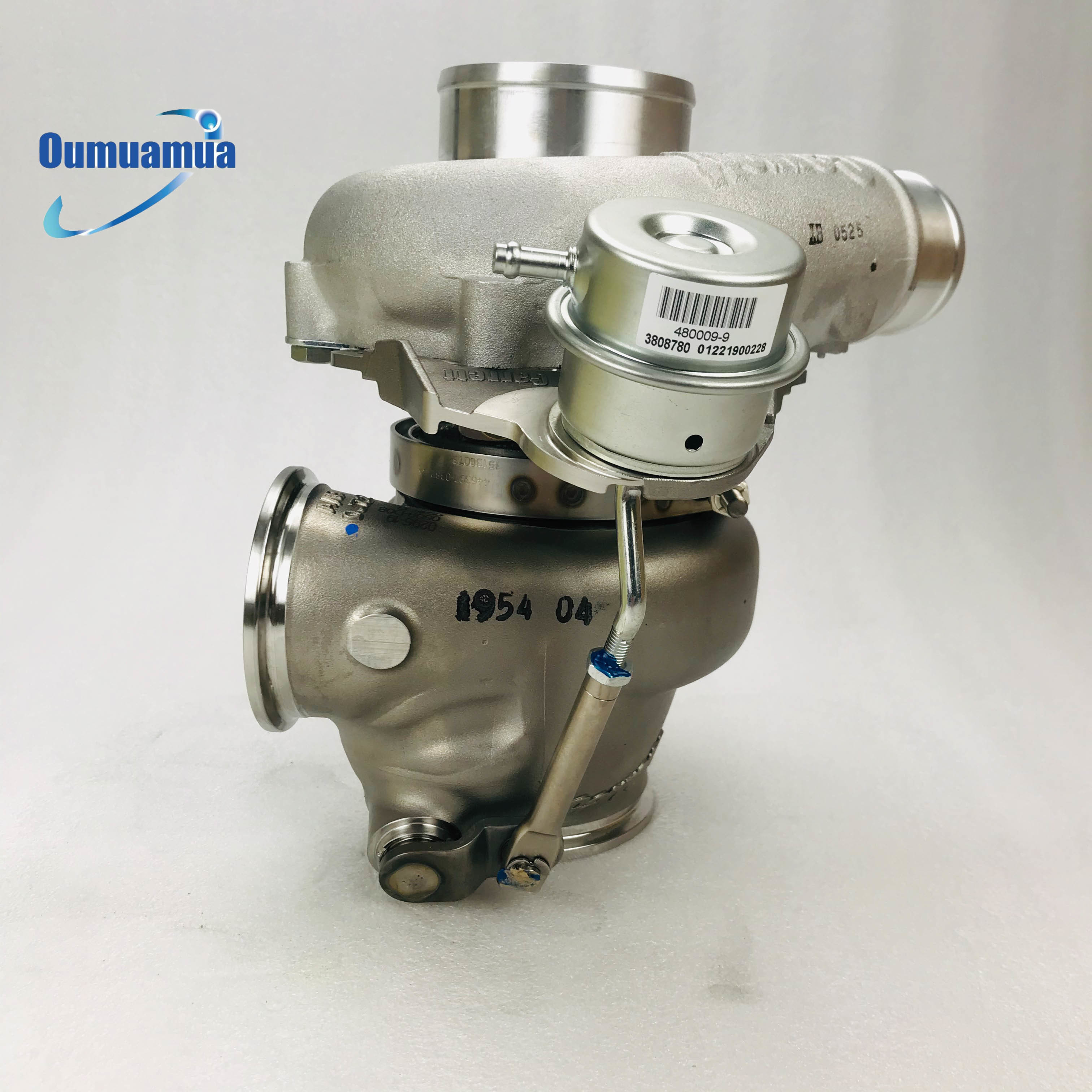 For Garrett G25-550 Reverse Turbocharger O/V V-Band / V-Band 0.92 A/R Internal WG - 877895-5008S G25-550 reverse with valve .92 877895-5008S