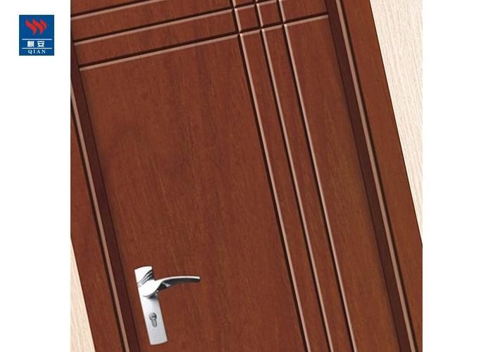 Exterior Solid Board Single Leaf Doors Design Fire Rated Wooden Door