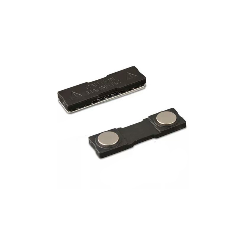 Reusable ABS Plastic Magnetic Name Badge N35 Neodymium Retractable