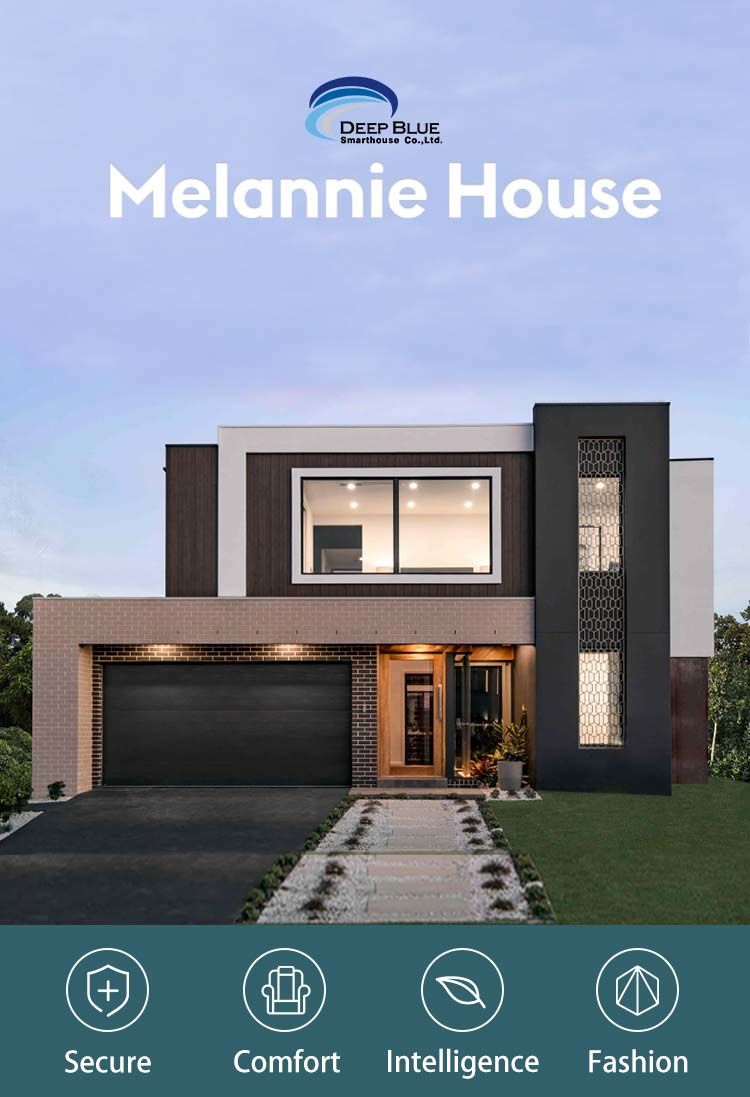 Residential Light Gauge Steel Framing: Modern Prefabricated Solutions​ 2 Layer Villa ISO 9001