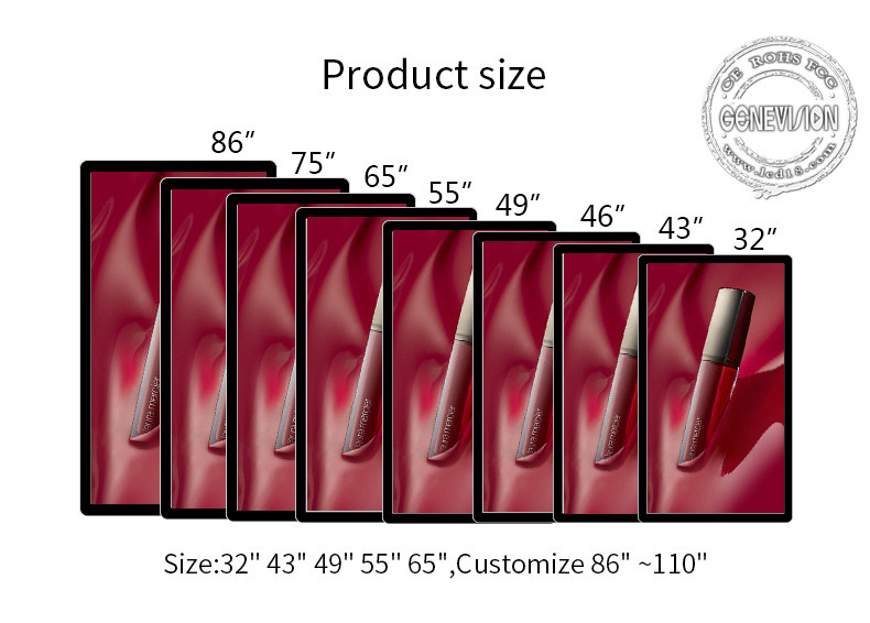 3500nits TFT LCD Outdoor Digital Signage Displays For Advertising