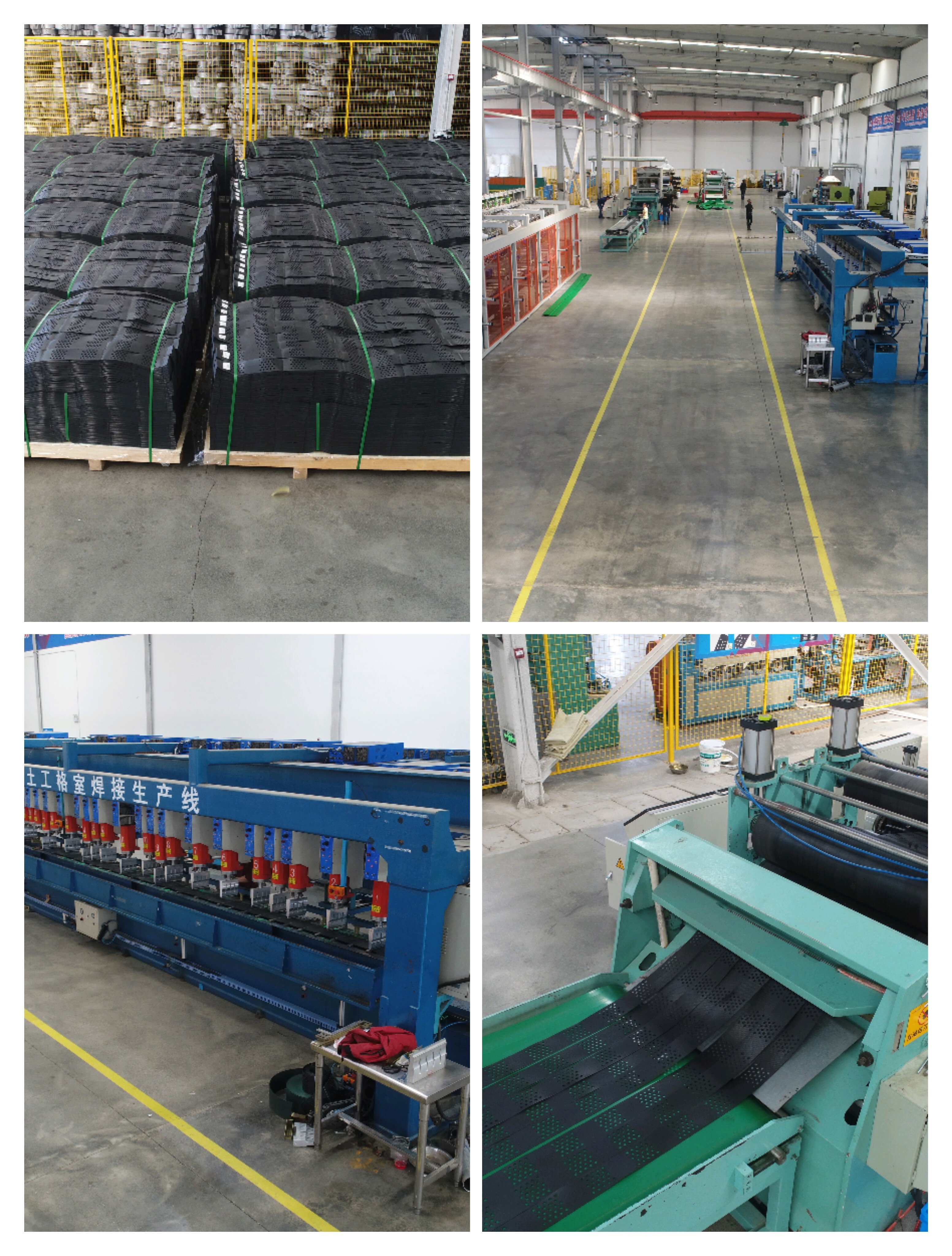 ASTM Perforated Plastic HDPE Cellular Confinement Systems Geocells In Road Construction