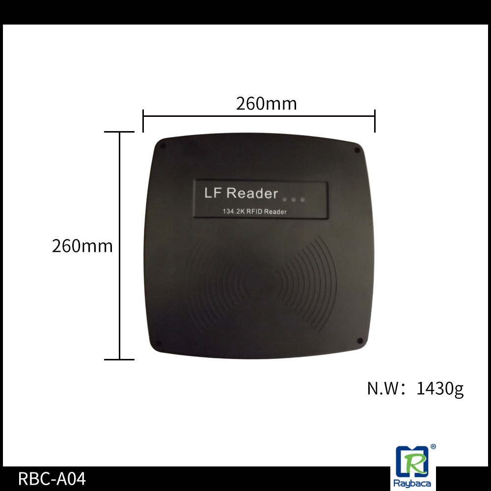 Raybaca Fixed LF Animal RFID Tag Reader Device For Livestock Management