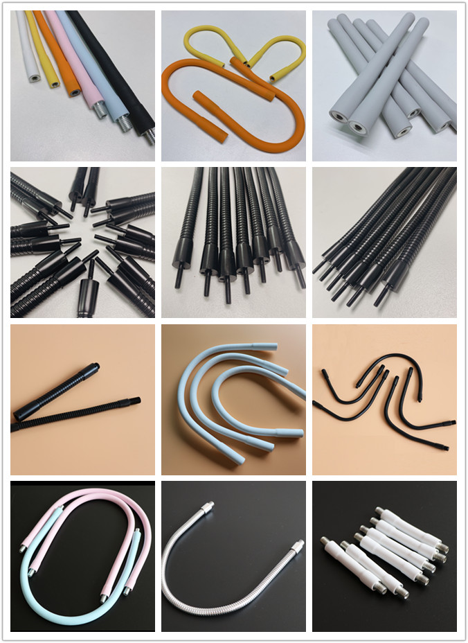 28mm Silicone Flexible Gooseneck Tube , Bendable Stainless Steel Tubing For Lamp