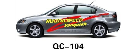 UV offset printing Waterproof Car Body Sticker QC-104E