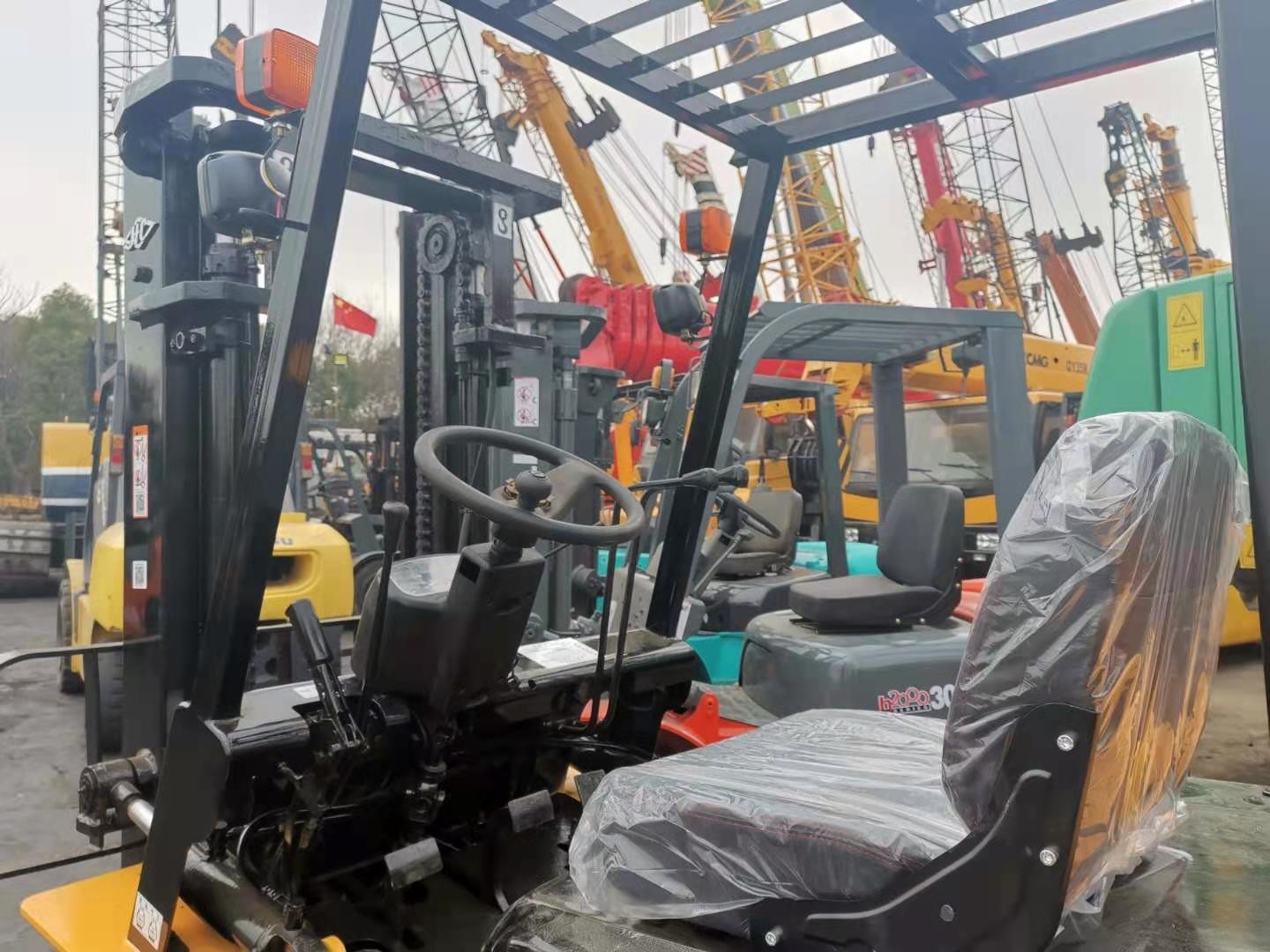 3.5T Hangcha Fd35 Used Diesel Forklift 2780mm Height
