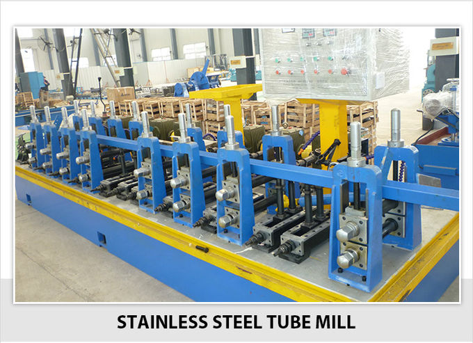 TIG Welded Steel Pipe Production Line SS219 SS Pipe Manufacturing Machine