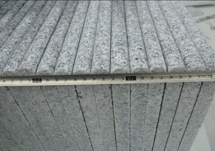 Large Flamed Granite Stone Natural G603 Bianco Crystal Grey Granite Slab