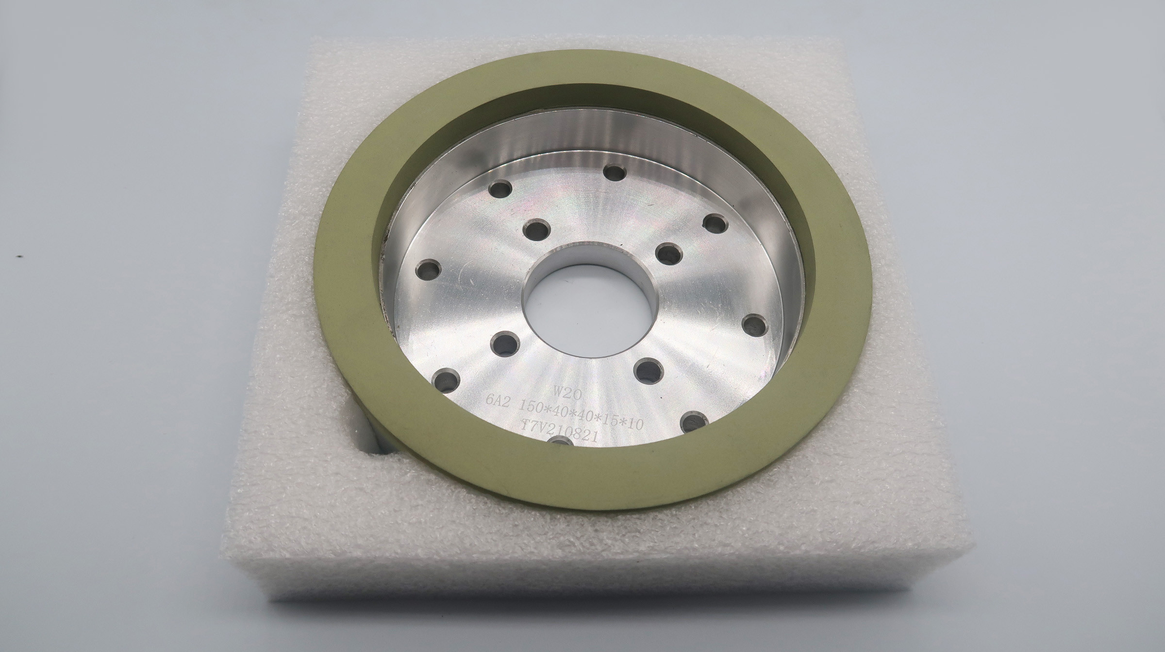 150 Diameter Pcd / Pcbn Electroplated Diamond Grinding Wheels Cup Shaped