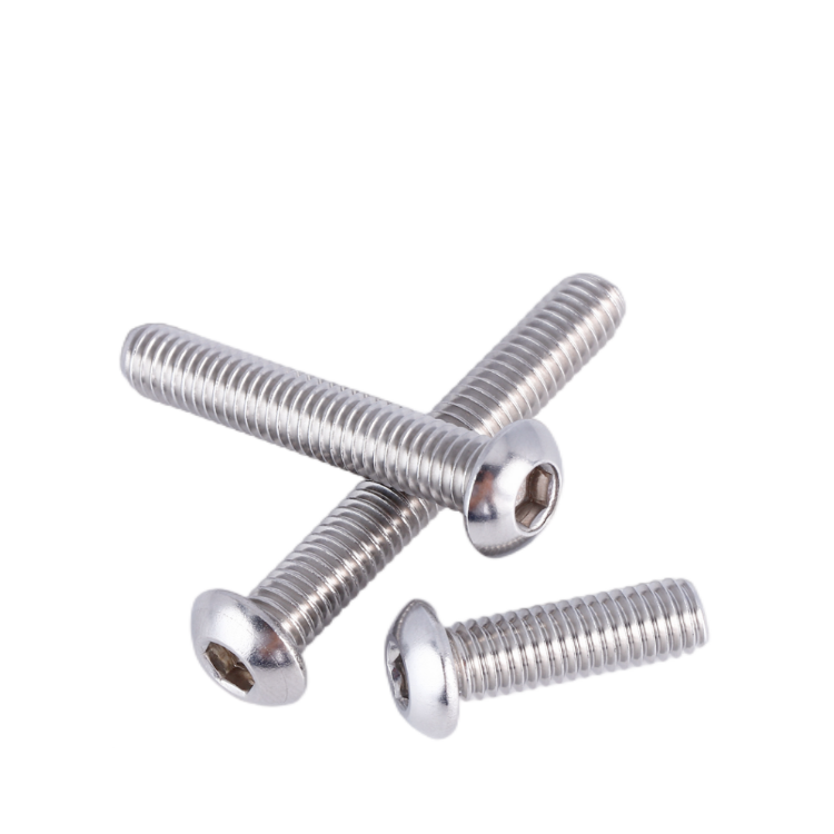 OEM Customized ISO 7380 Stainless Steel M4 M5 M6 M8 M10 Hex Socket Button Head Screw