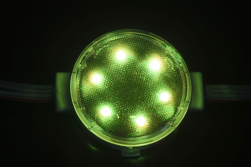 PC Shell Full Color 1.5W DC 24V 50mm IP65 Led Pixel Lamp