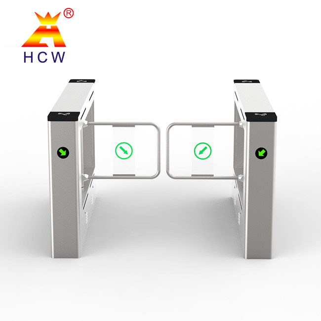 Pedestrian Swing Turnstile Barrier Gate For Gym With Face Recognition