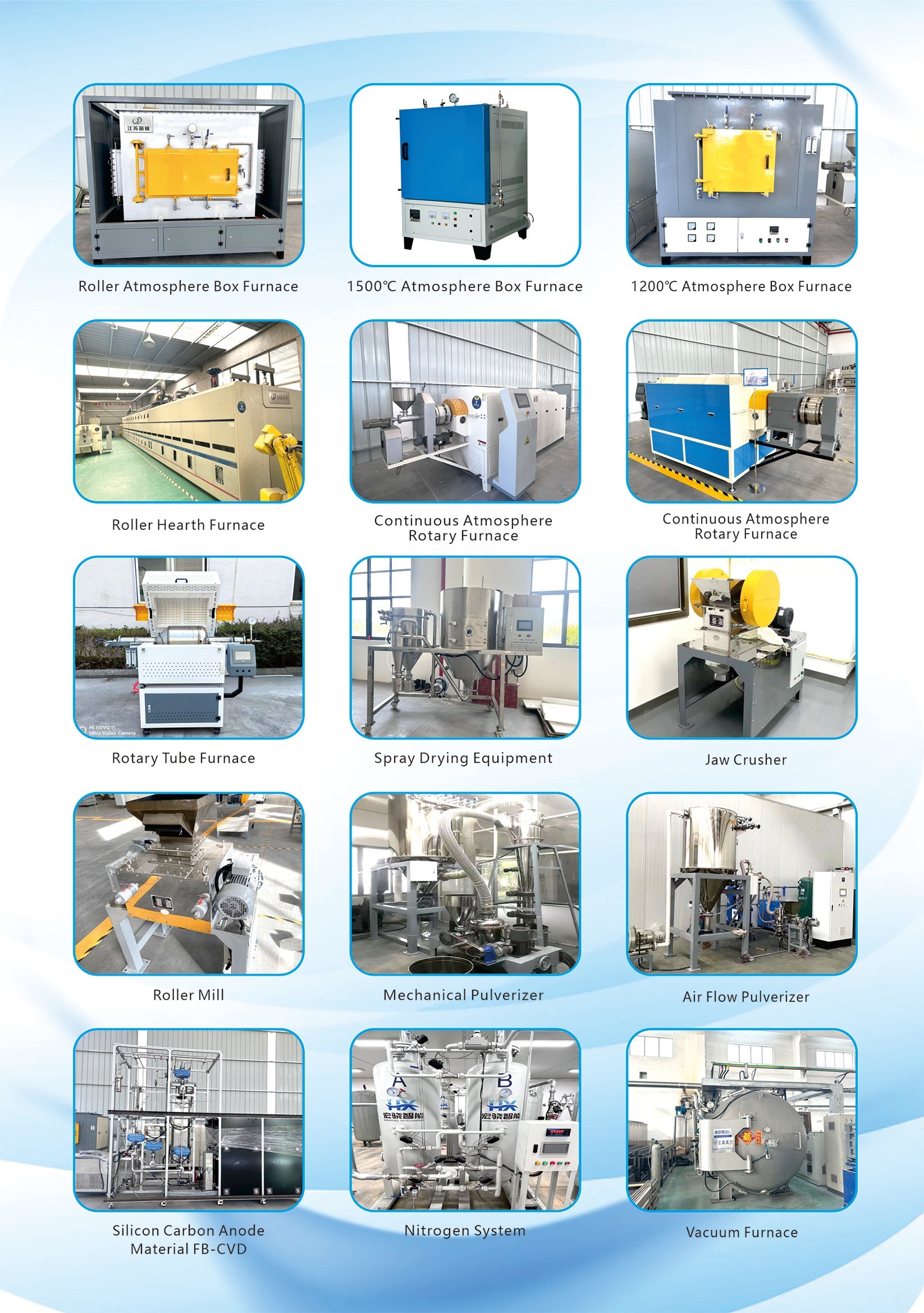 Graphite Anode Material RHK Roller Hearth Carbonization Furnace Polit Automatic Production Line