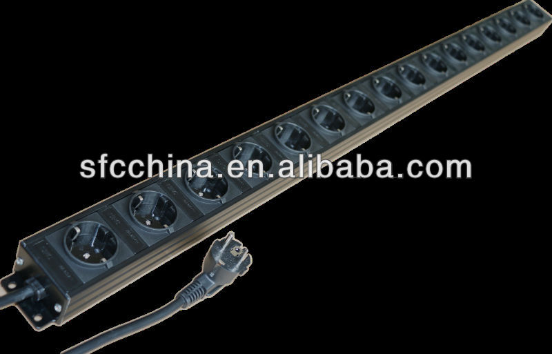 12 German socket Power Distribution Units and Extension Cords