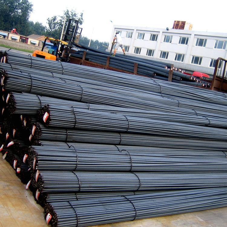 ASTM A53 A615 Steel Rebar Rod Deformed Round Bar Herringbone Shape