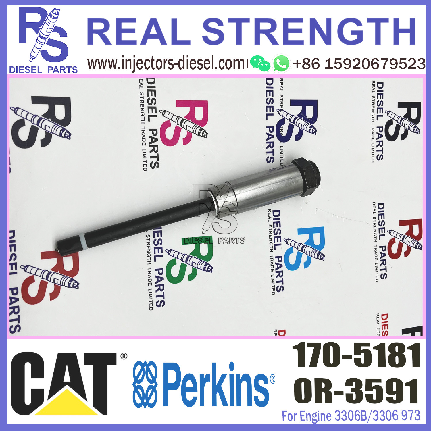 1705181 170-5181 Diesel Injector Nozzle For Caterpillar R1300G D7G2 D7R 350 350L
