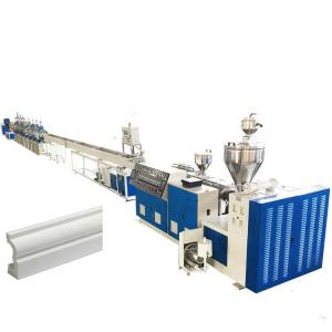 China Plastic PS PVC Profile Production Line Skirting Board High Performance Extrusion Line on sale