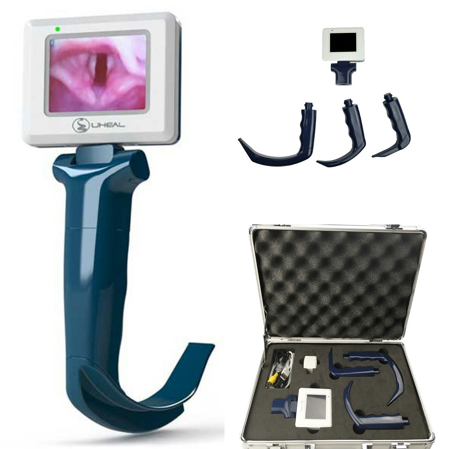 Flexible Fiber Optic Video Laryngoscope With High resolution Camera