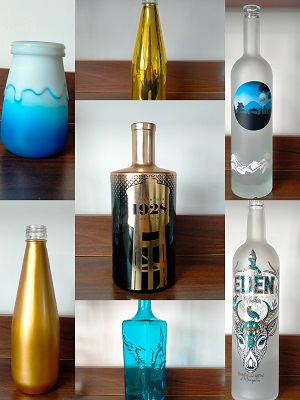 Customized Logo Clear Glass Bottle for Gin Whisky Rum Tequila Vodka 500ml 750ml 700ml