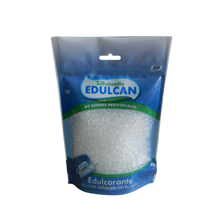 Sealed Recyclable Holographic Ziplockk Bags Food Packaging Pouch With Zipper